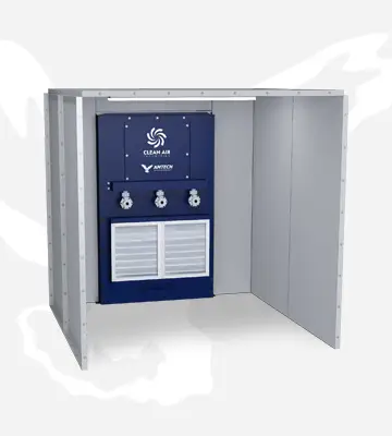 Amtech EBM Environmental Booth by Clean Air Industries